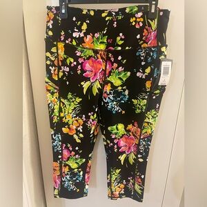 Torrid Women's Floral Leggings - Black Multi